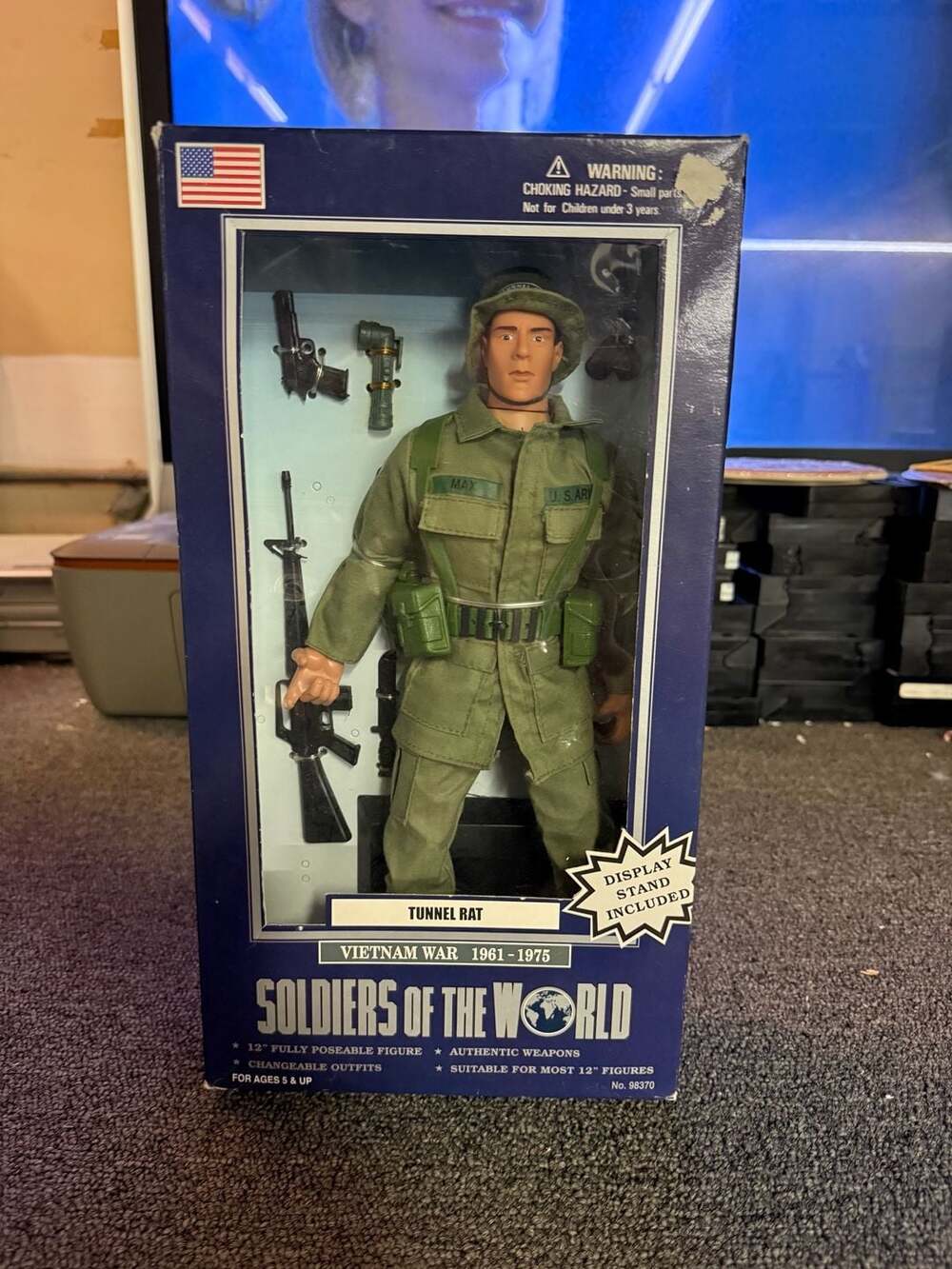 Soldiers of the World Vietnam War Tunnel Rat 12-inch Poseable Action Figure